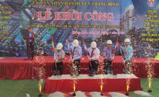 Lễ khởi công công trình: Khu đô thị mới Trung tâm thị trấn Hà Lam (Giai đoạn 1)