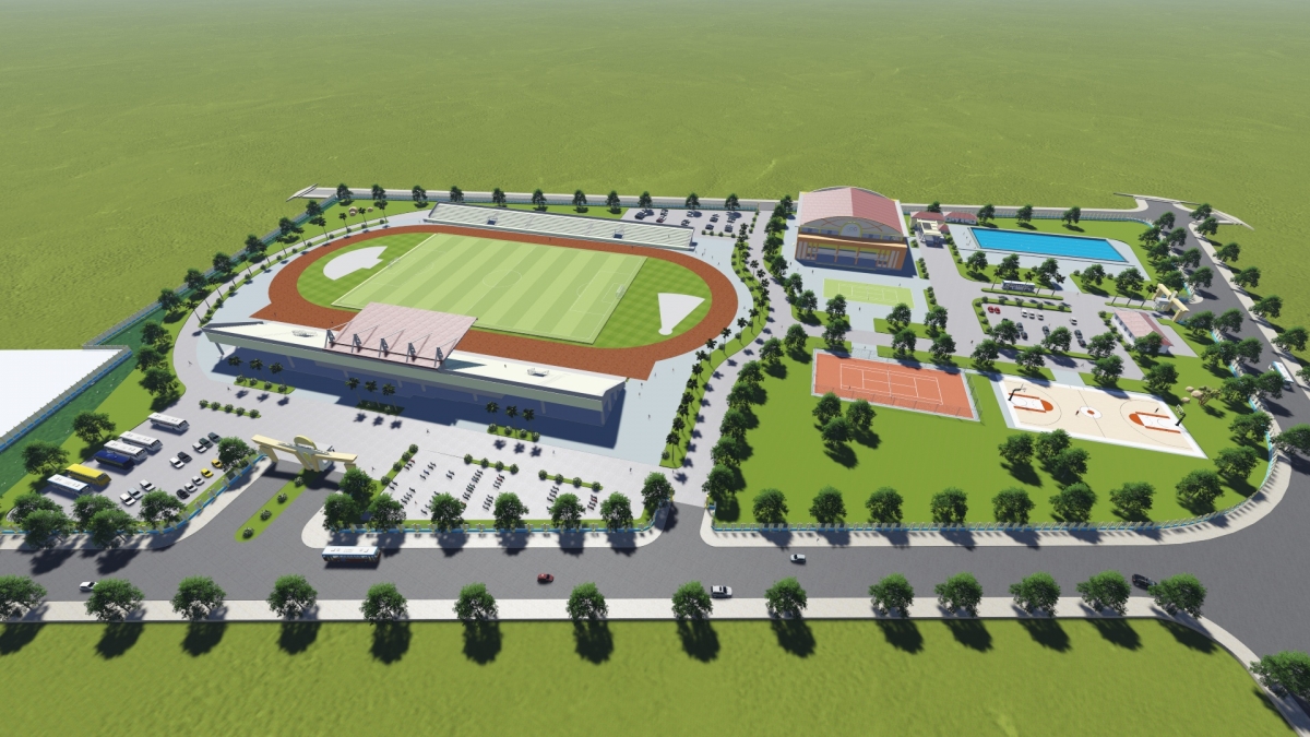 Công trình: Trung tâm Thể dục thể thao Bắc Quảng Nam